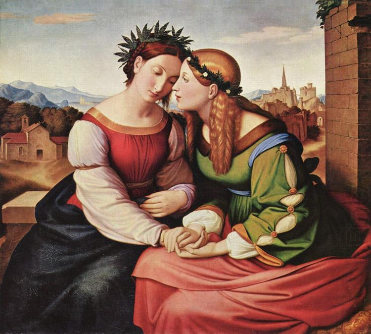 Italia and Germania (shulamith and Mary) (mk09), Overbeck, Johann Friedrich